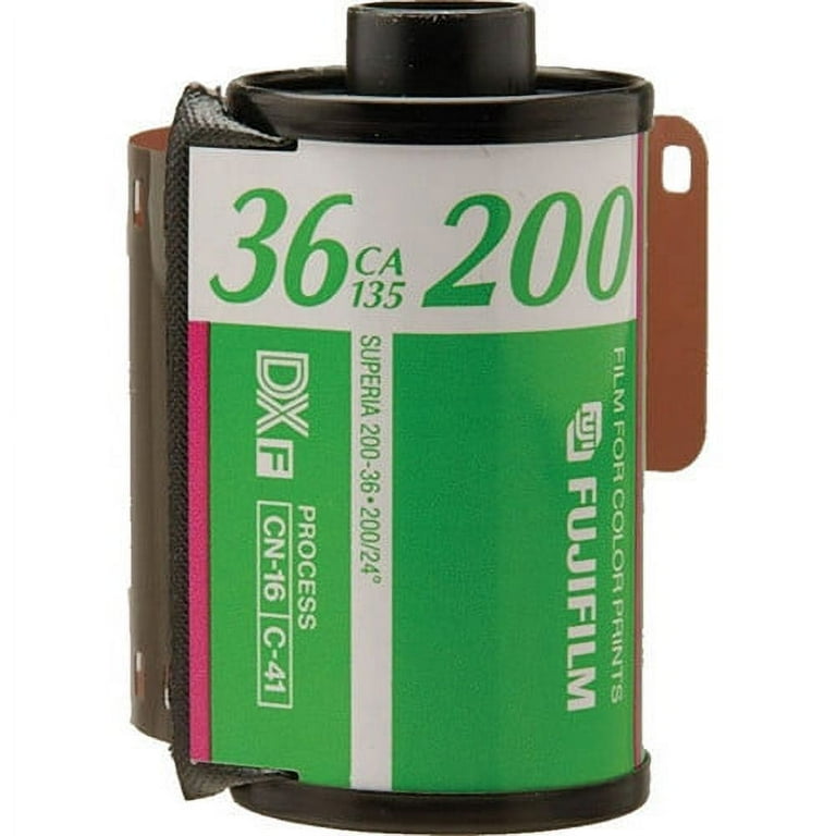 Fujifilm Fujicolor Color 200 35mm Roll Negative Film, 36