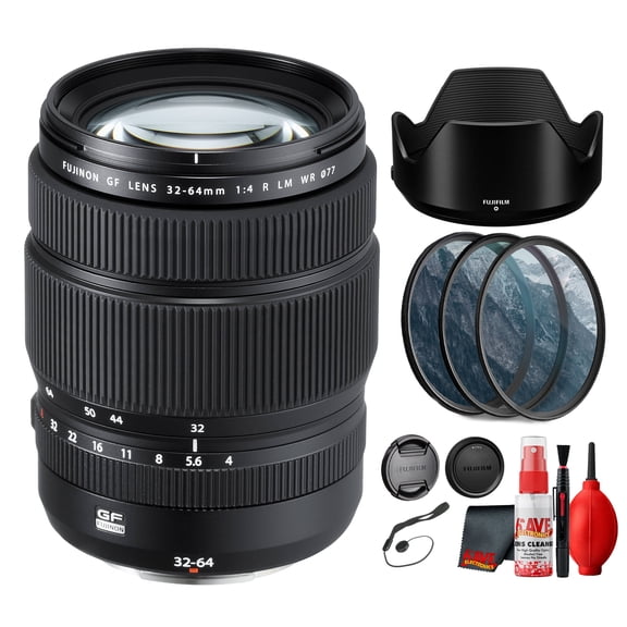 FUJIFILM GF 32-64mm f/4 R LM WR Medium Format Wide-Angle Zoom | Weather-Sealed, Linear AF
