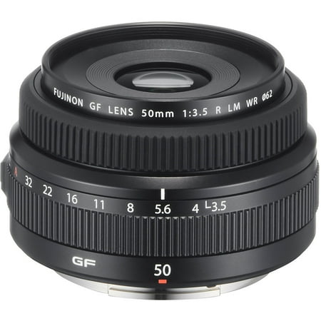 Fujifilm - GF50mm3.5 R LM WR Lens - Black