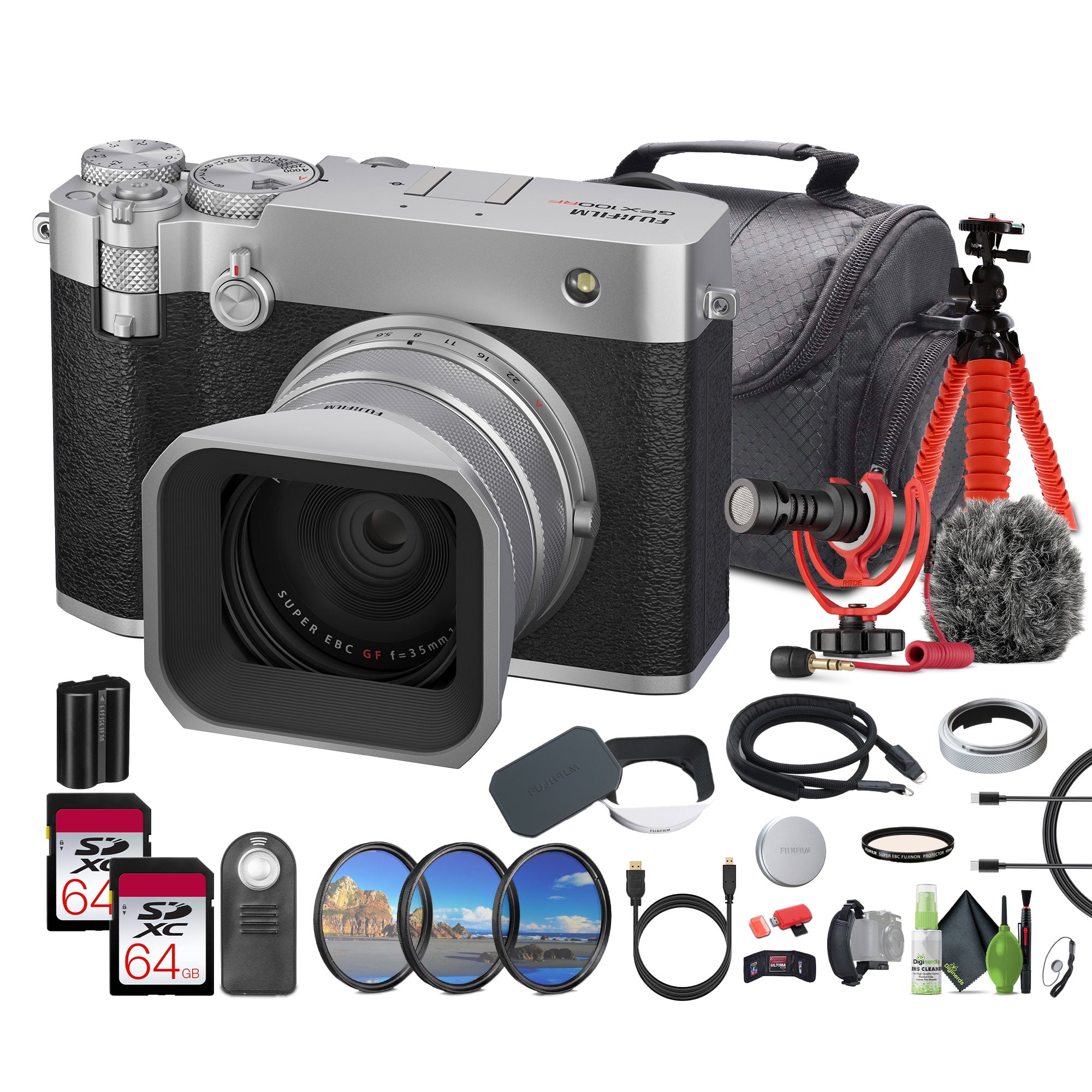 FUJIFILM GFX100RF 102MP Large Format Mirrorless Digital Camera