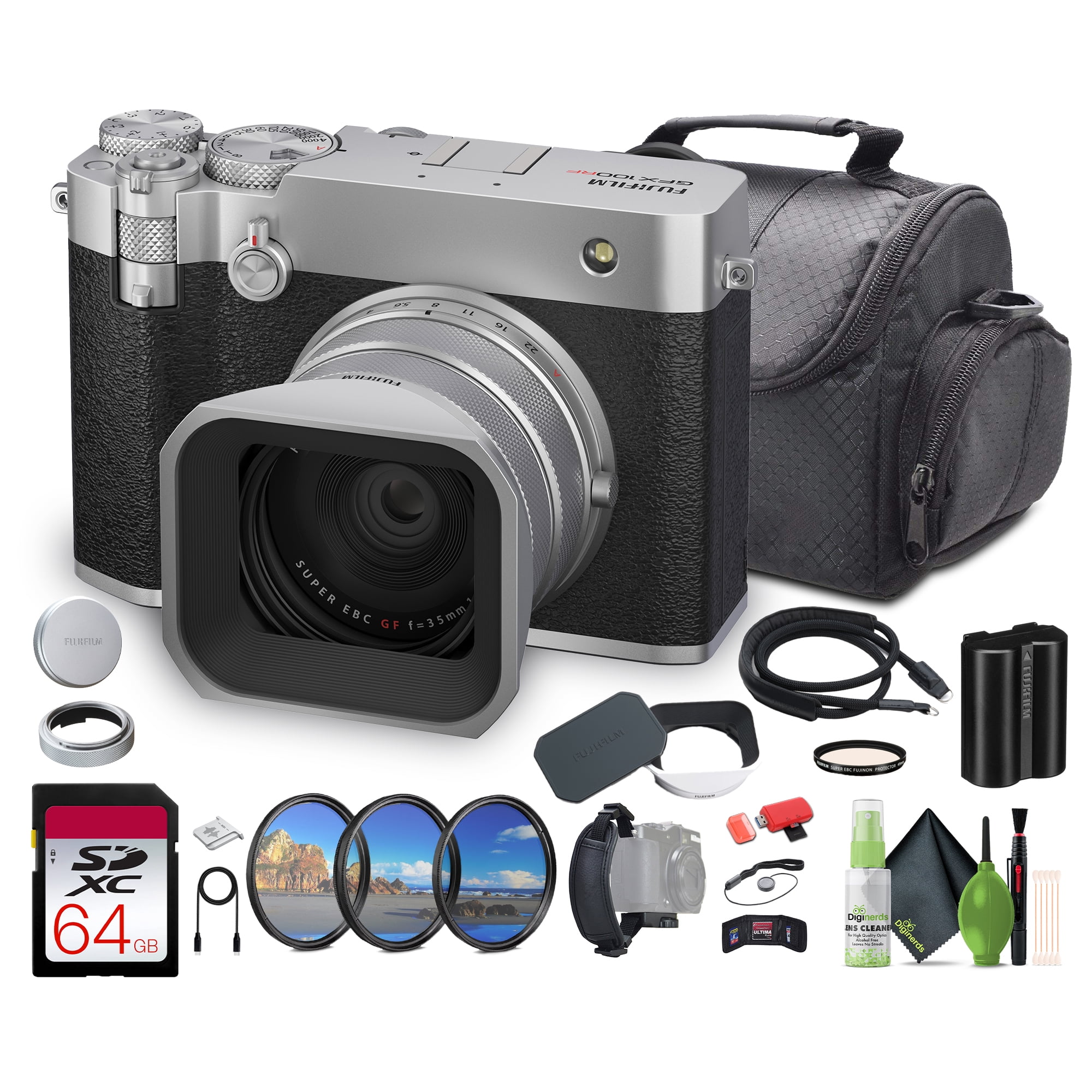 FUJIFILM GFX100RF 102MP Large Format Mirrorless Digital Camera