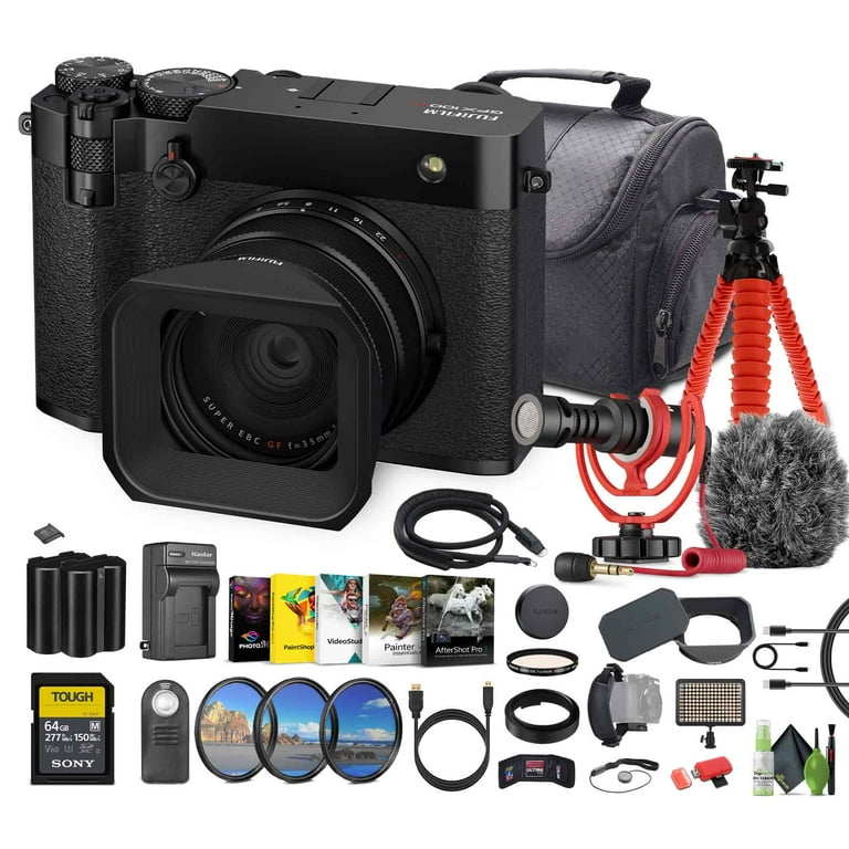 FUJIFILM GFX100RF 102MP Mirrorless Digital Camera Bundle +