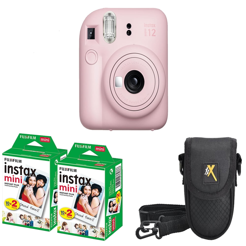 FUJIFILM INSTAX MINI 12 Instant Film Camera (Blossom Pink) + Camera