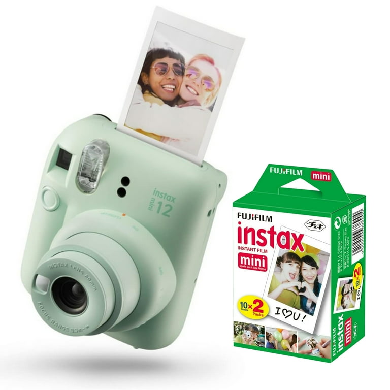 富士フイルム - intax mini 12 FUJIFILM INSTAX MINI 12 Instant Film Camera - Mint Green