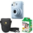 thumbnail image 1 of FUJIFILM INSTAX MINI 12 Instant Film Camera (Pastel Blue) + Camera Case + Mini Film Kit, 1 of 4