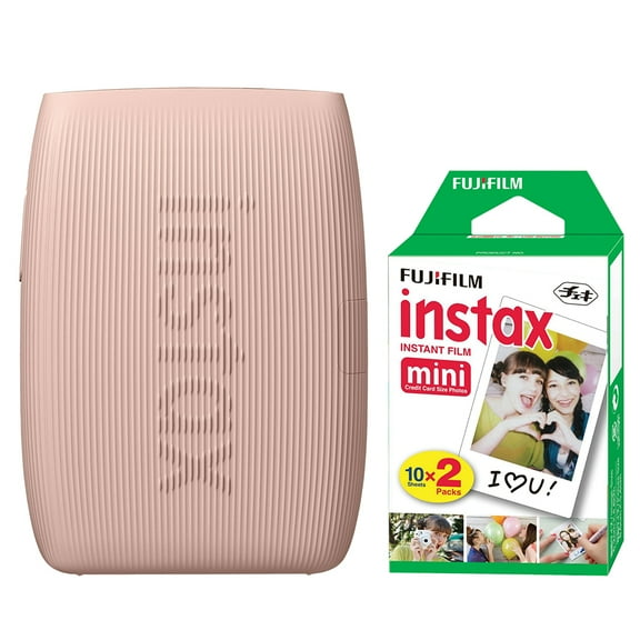 FUJIFILM INSTAX MINI LINK 3 Smartphone Printer Rose Pink + 20 Film Sheets