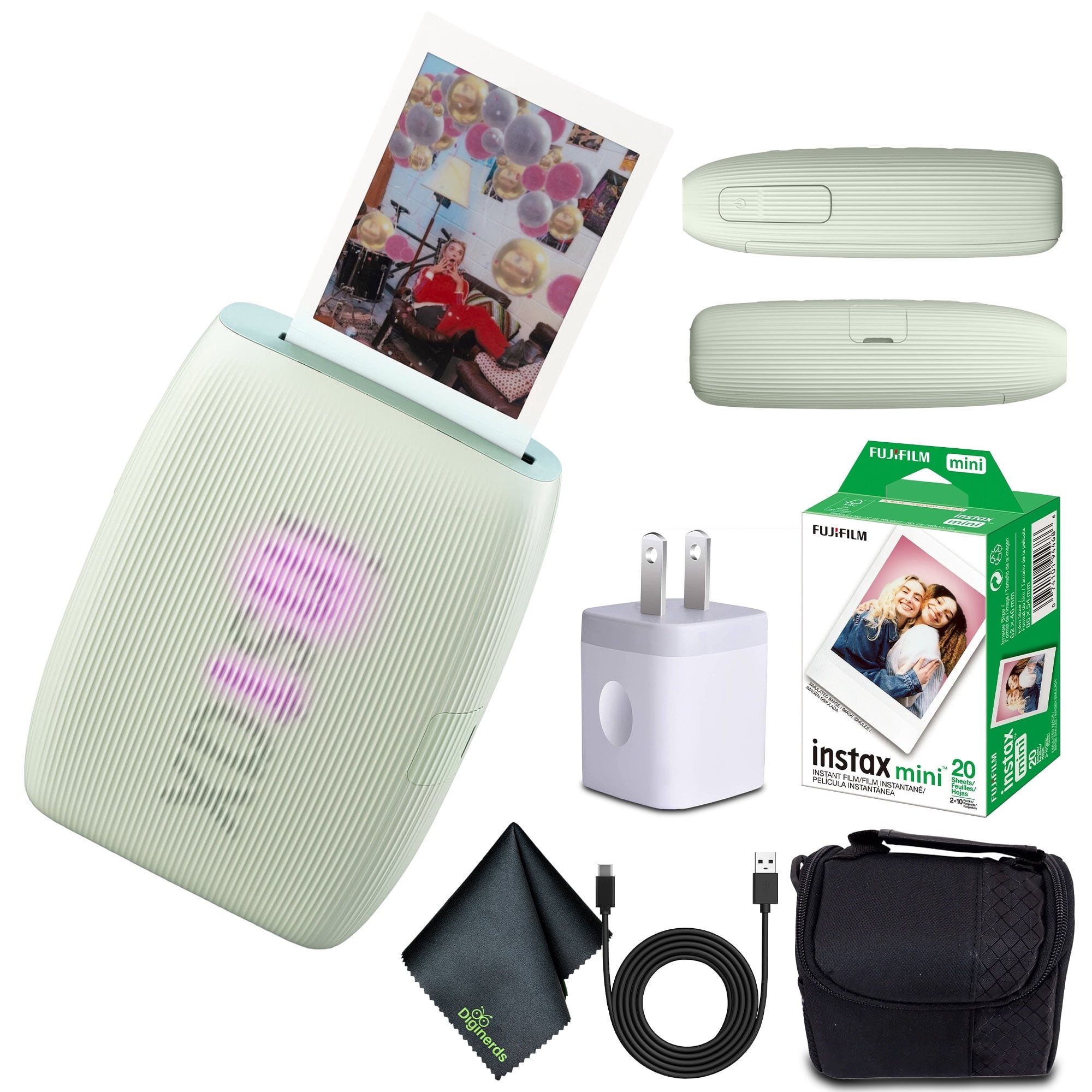 ま*い様 FUJIFILM instax mini Link 3 SAGE GR FUJIFILM INSTAX MINI LINK 3 Smartphone Printer (Sage Green) Charge