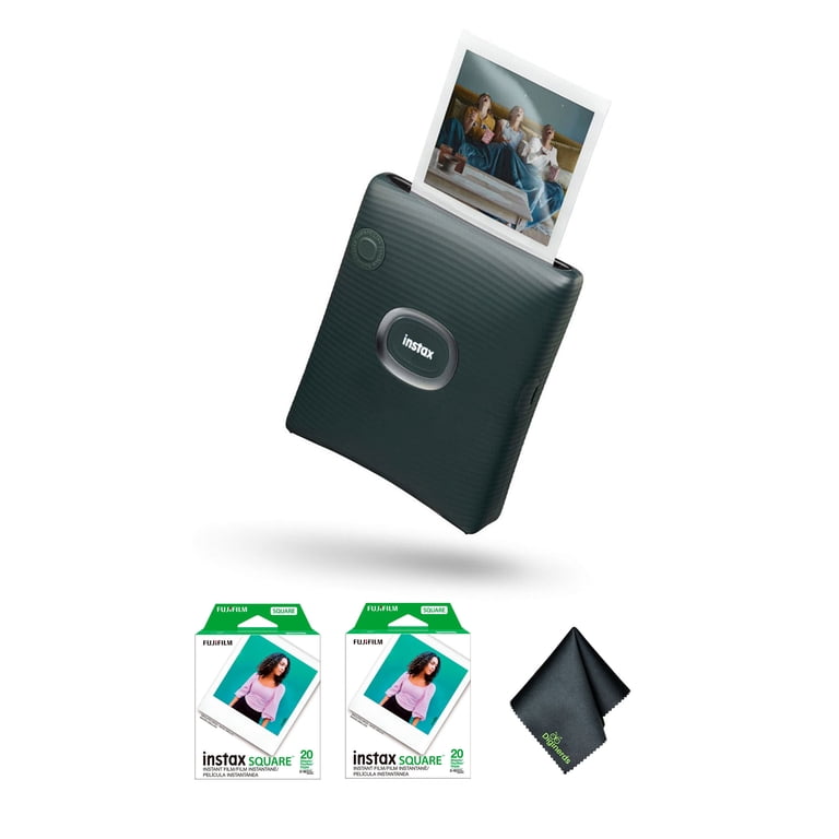 【ほぼ新品】富士フイルム instaxSQUARELink FUJIFILM INSTAX SQUARE LINK Smartphone Printer (Midnight Green