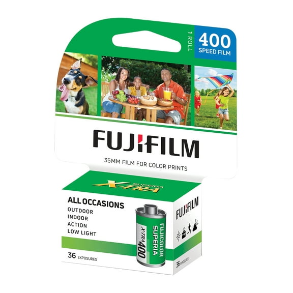 FUJIFILM Superia 400 ISO 36-Exposure Color Negative Film (Single Roll Pack), 600022184