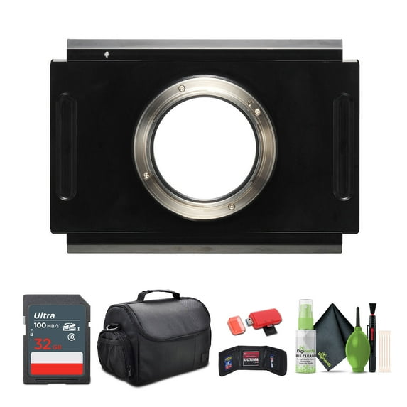 FUJIFILM View Camera Adapter G Bundle With Soft Lens Case + 32GB Memory Card + Memory Card Wallet + USB Card Reader, SD/microSD