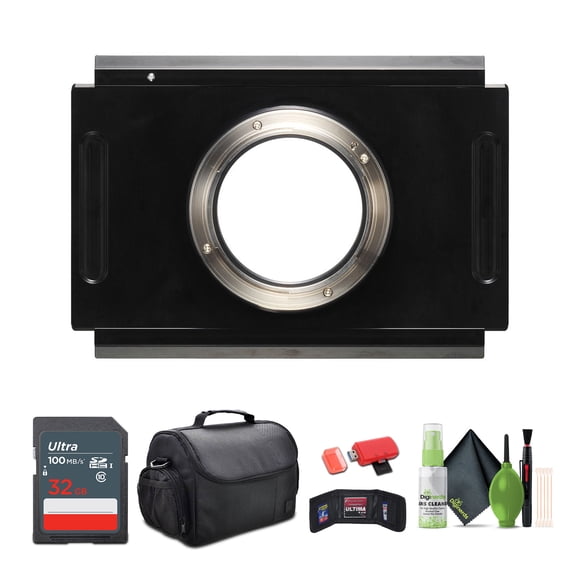 FUJIFILM View Camera Adapter G Bundle With Soft Lens Case + 32GB Memory Card + Memory Card Wallet + USB Card Reader, SD/microSD