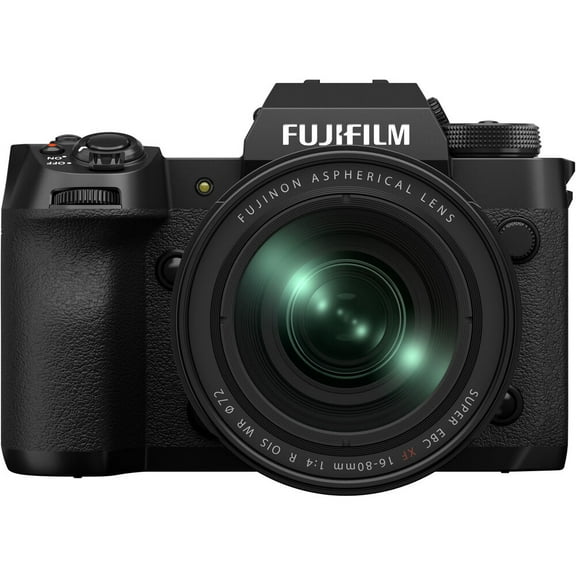 FUJIFILM X-H2 Autofocus 40 MP Mirrorless Camera with 16-80mm Lens, Black