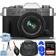 FUJIFILM X-T30 II Mirrorless Camera with XC 15-45mm OIS PZ Lens Silver Bundle