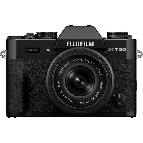 FUJIFILM X-T30 III Mirrorless Digital Camera with FUJINON XC13-33mmF3.5-6.3 OIS Lens, Black, International model
