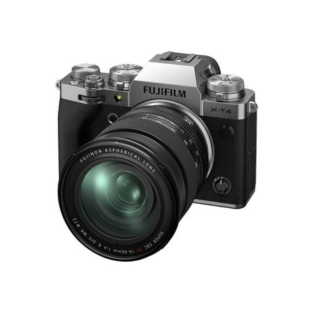 Fujifilm - X Series X-T4 Mirrorless Camera with 16-80mm Lens - Silver