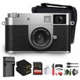thumbnail image 1 of FUJIFILM X half Digital Camera (Silver), SOFT CASE-SMALL, USB Card Reader,Bundle, 1 of 7