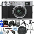 thumbnail image 1 of FUJIFILM X100V Digital Camera (Silver) 16642939 - 12PC Accessory Bundle, 1 of 7