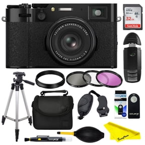FUJIFILM X100VI Camera Kit with AR-X100 Adapter and BuzzPhoto Professional Accessories Bundle