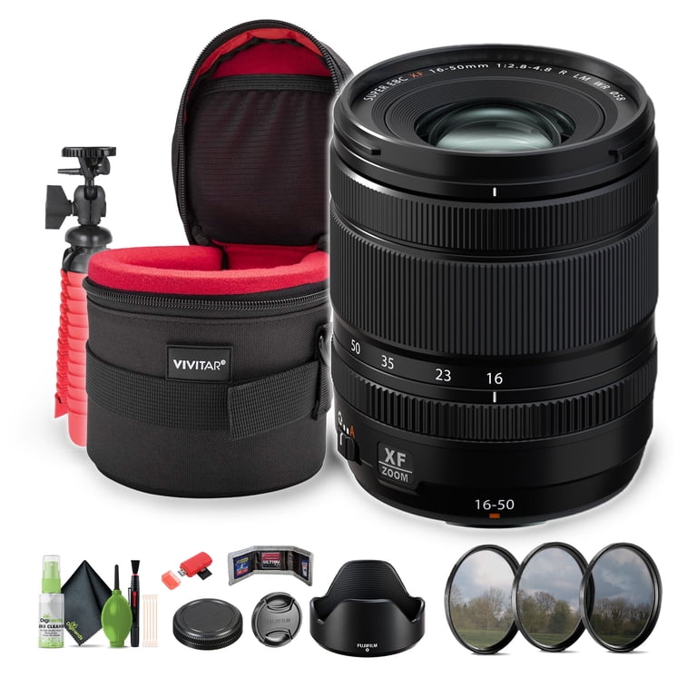 FUJIFILM XF 16-50mm f/2.8-4.8 R LM WR Lens + Bundle - Walmart.com