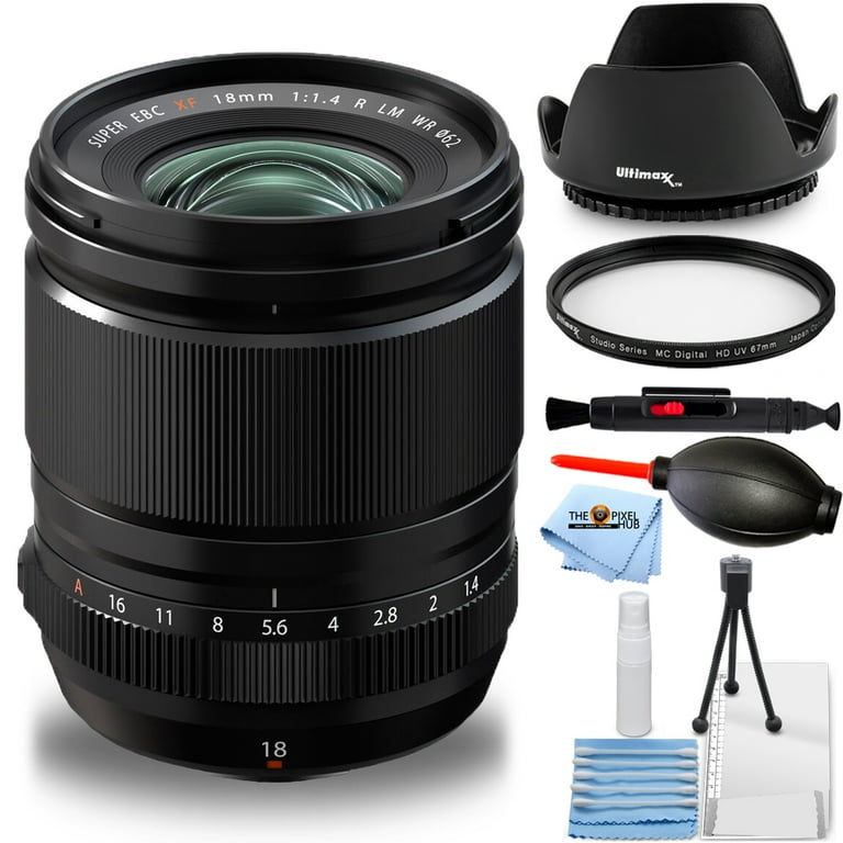 FUJIFILM XF Wide Angle 18mm f/1.4 R LM WR Lens 16673794 - 7PC