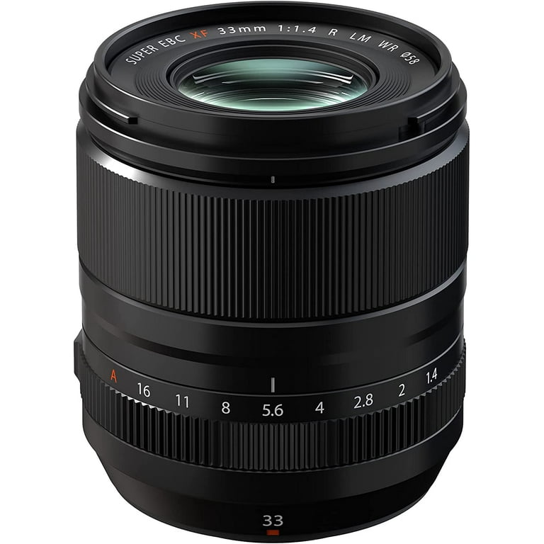 FUJIFILM XF 33mm f/1.4 R LM WR Lens - 50mm Equivalent, High FUJIFILM XF 33mm f/1.4 R LM WR Lens - 50mm Equivalent, High