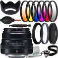 thumbnail image 1 of FUJIFILM XF 35mm f/2 R WR Lens (Black) with Essential Accessory Bundle: Protective Multi-Coated UV Filter, Variable Neutral Density Filter & More (19pc Bundle), 1 of 9