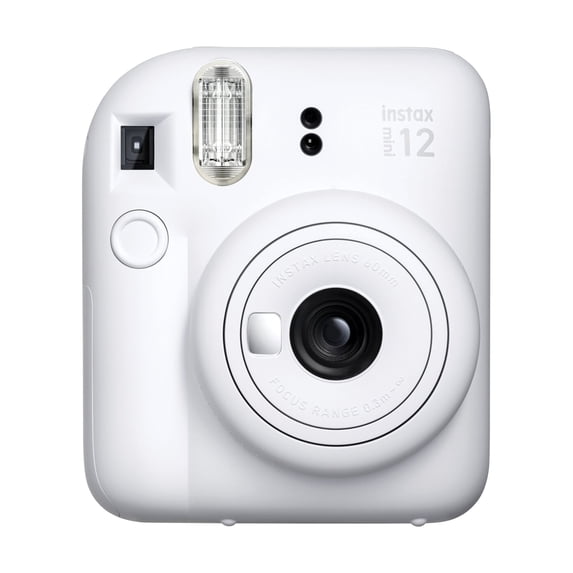 FUJIFILM instax mini 12 Instant Film Camera, Clay White