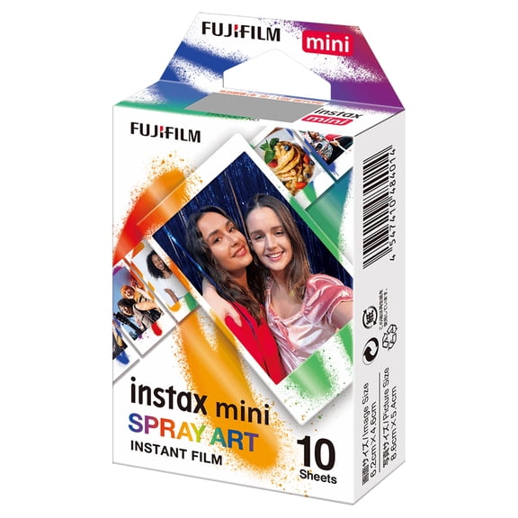 FUJIFILM instax mini Spray Art Instant Film, 10 Sheets