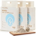 thumbnail image 1 of FUKUMARU Tofu Cat Litter, Effective Odor Control, Strong Clumping Pellets, Dust Free, White Tea, 18lb, 1 of 7