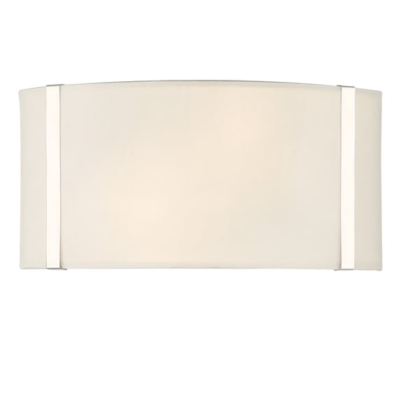 FUL-902-PN-Crystorama Lighting-Fulton - 2 Light Wall Mount-Polished Nickel Finish