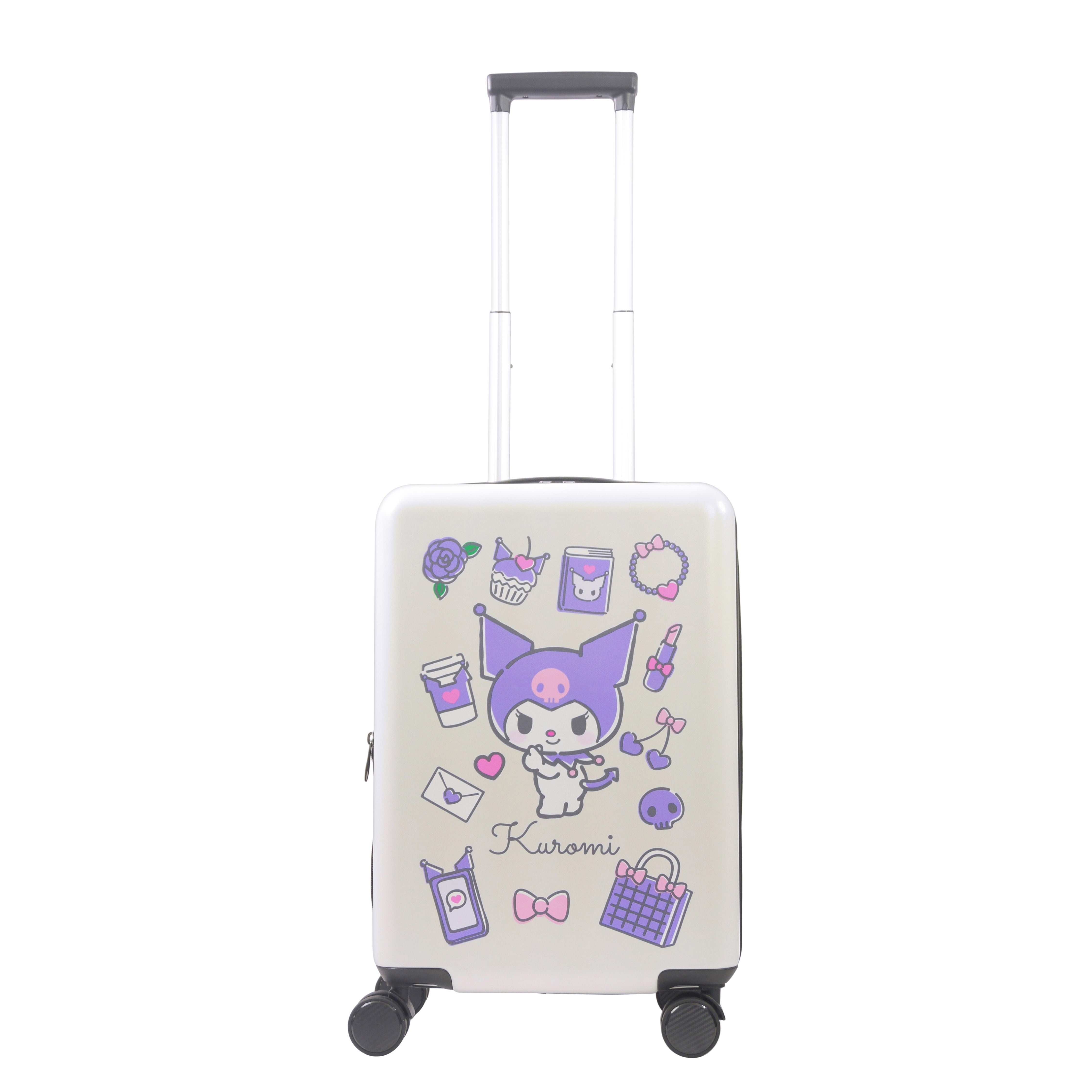 FUL Sanrio Kuromi and My Melody 22.5 Inch Carry On Luggage