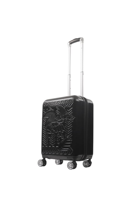 FUL Sonic the Hedgehog Carry-On Suitcase, 21.5 Inch Expandable Hardshell Spinner Luggage, Black