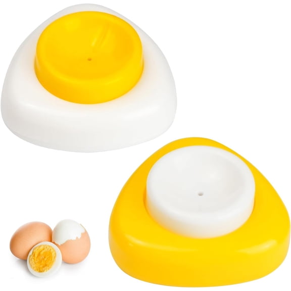 FULANDL 2 Pcs Egg Piercer for Raw Eggs, Stainless Steel Eggshell Peeler Tool to Get Good Hard Boiled Eggs, Egg Poker Hole Puncher with Sharp Pin