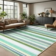 thumbnail image 1 of FULIE 5'x8'Boho Area Rugs Living Room Rugs Non-Slip Carpet Rug,Green, 1 of 7