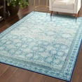 thumbnail image 1 of FULIE 5'x8'Rugs Vintage Floral Rug Retro Large Traditional Floor Carpet,Light Blue/H-15, 1 of 7