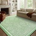 thumbnail image 1 of FULIE Abstract 4'x6'Rugs for Living Room Soft Area Rugs Boho Carpet,Green, 1 of 1