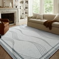thumbnail image 1 of FULIE Abstract 5'x8'Rugs for Living Room Soft Area Rugs Boho Carpet,Light Gray, 1 of 7