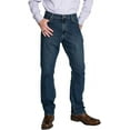 thumbnail image 1 of FULL BLUE 5 Pocket Denim Jeans, Regular Fit, Performance Stretch, Blue-Black, 34x30, 1 of 7