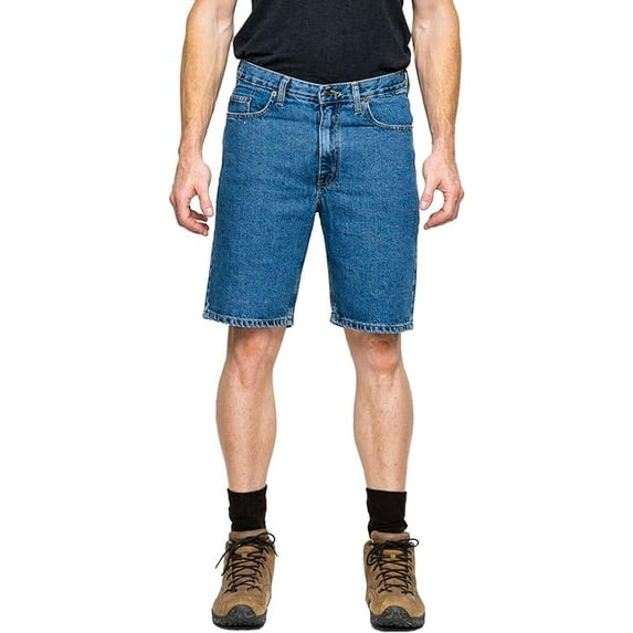 FULL BLUE 5 Pocket Denim Shorts, Regular Fit, Medium Wash, Size 33