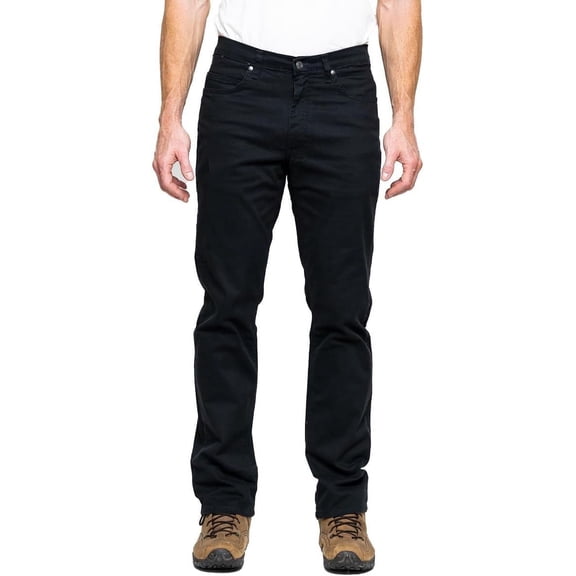 FULL BLUE 5 Pocket Twill Pants, Regular Fit, Performance Stretch, Black, 33x34