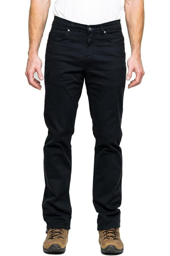 5 Pocket Twill Pants, Regular Fit, Performance Stretch, Black, 34x34
