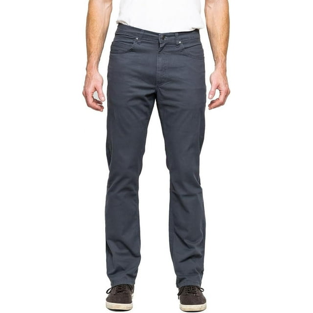 FULL BLUE 5 Pocket Twill Pants, Regular Fit, Performance Stretch, Grey, 32x30