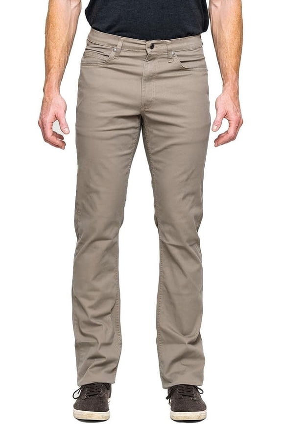 5 Pocket Twill Pants, Regular Fit, Performance Stretch, Sable, 30x34