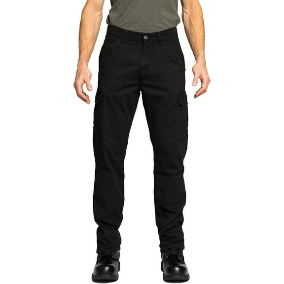 FULL BLUE Cargo Pants, Regular Fit, Performance Stretch, Black, 44x30