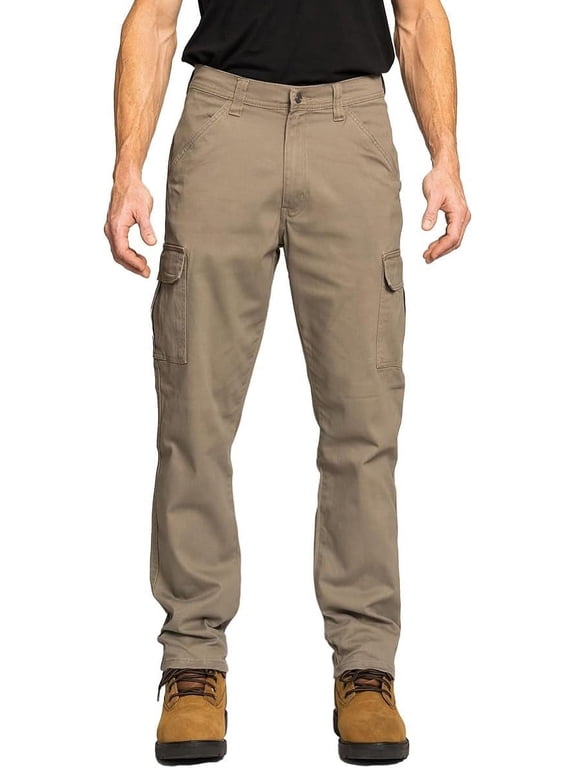 Cargo Pants, Regular Fit, Performance Stretch, Sable, 50x30