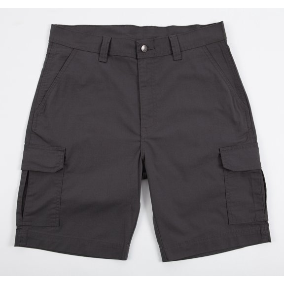 FULL BLUE Cargo Shorts, Performance Stretch, Ripstop, Water Repellent, Grey, Size 38