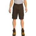 thumbnail image 1 of FULL BLUE Cargo Twill Shorts, Regular Fit, Brown, Size 34, 1 of 6