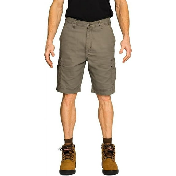 FULL BLUE Cargo Twill Shorts, Regular Fit, Olive, Size 52