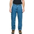 FULL BLUE Carpenter Denim Jeans, Loose Fit, Utility Pocket & Hammer