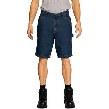 FULL BLUE Carpenter Denim Shorts, Regular Fit, Medium Wash, Size 30